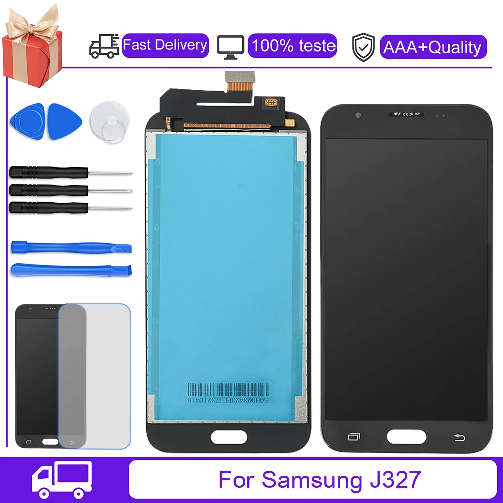Оригинальный ЖК-дисплей для SAMSUNG GALAXY J327 J3 Prime 2017 J327A J327T J327V J327P дисплей с сенсорным