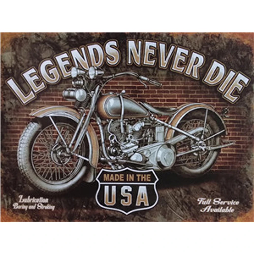 Model 6 Винтаж Бар Клуб Украшения металлическая жестяная вывеска стена fallout мотоцикл живопись Англия Стиль Гараж Дом Ресторан табличка плакат - Цвет: Model 6