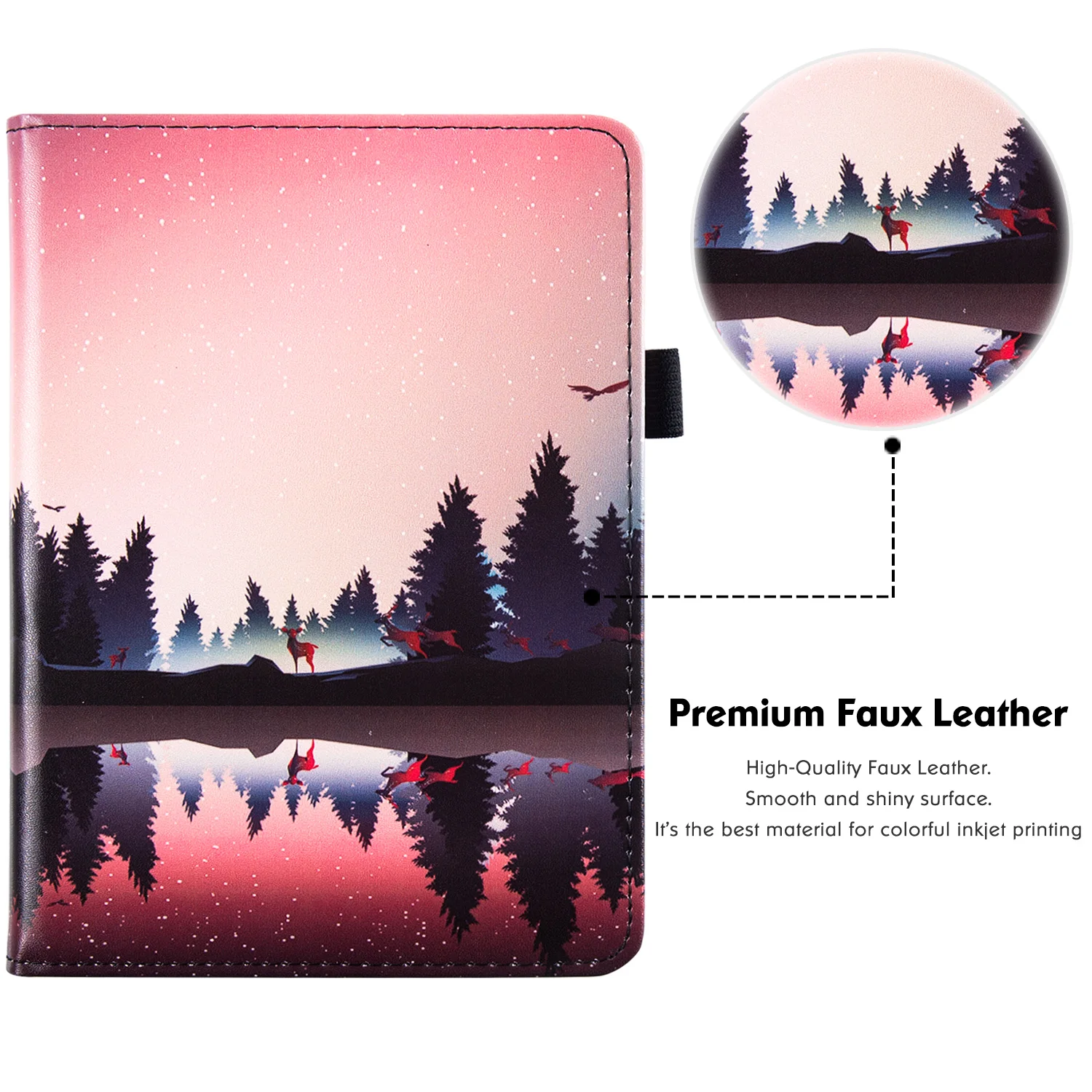 Stand Case para Kindle Paperwhite 11th Gen Paperwhite Signature Edition Capa de Couro pu com Alça de Mão 6.8 2023 - Imagem 6