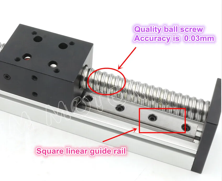 CBX1605 шарикового винта линейный привод ЧПУ 100/200/300/400/500/600 мм и линейные направляющие с квадратным сечением+ Nema23 шаговые двигатели для ЧПУ двигатель электромотор для 3D принтера XYZ axis