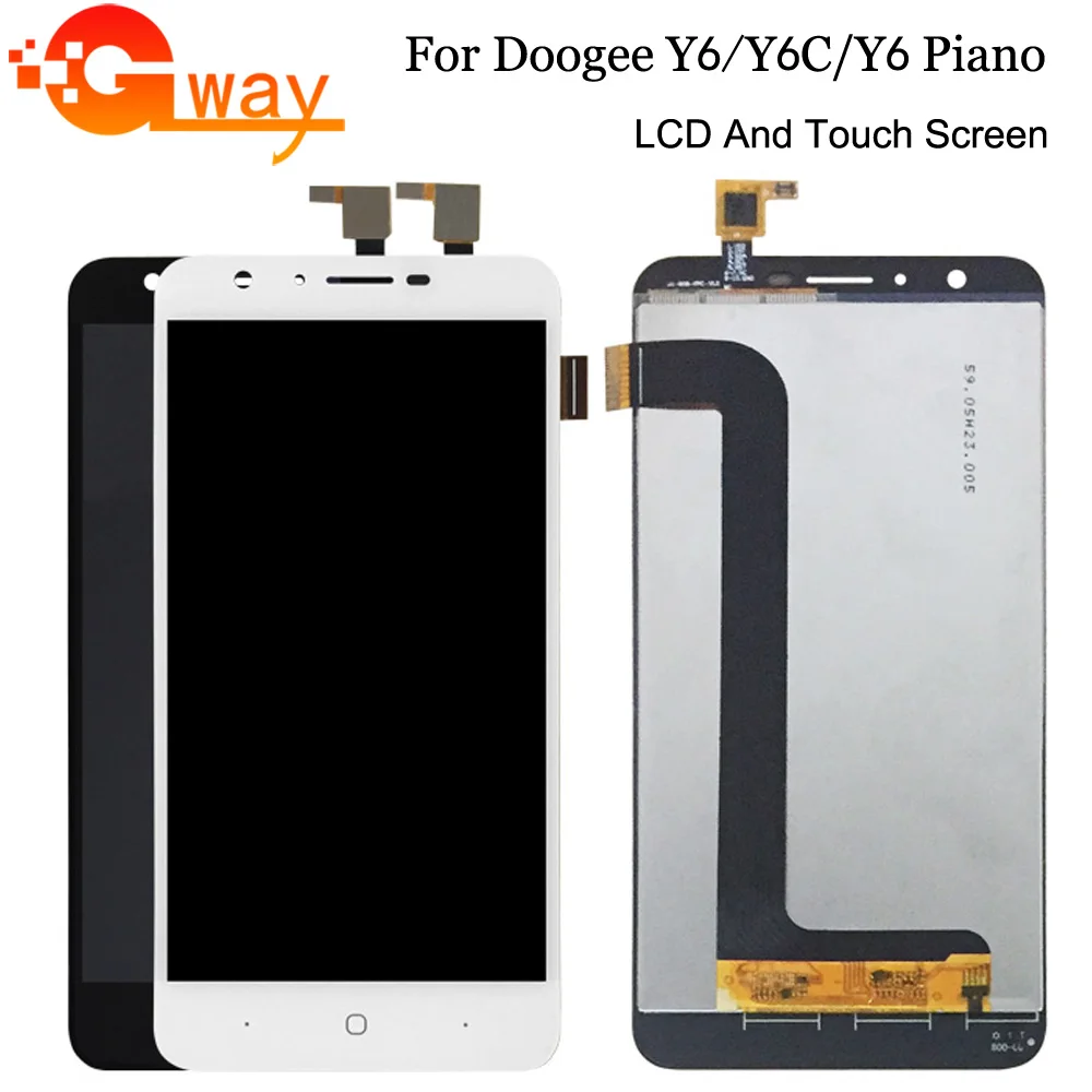 5," Для DOOGEE Y6 ЖК-дисплей+ сенсорный экран дигитайзер стеклянная панель в сборе для Y6C/Y6 Запчасти для фортепиано lcd и панель+ инструменты