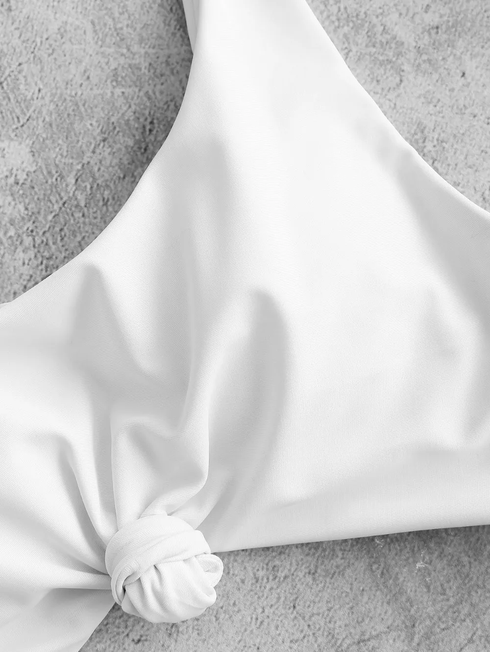 Swimsuit Scoop Neck Striped Swimwear Knot Bow Fringe Summer Beachwear Bathing Suit Push Up Biquini