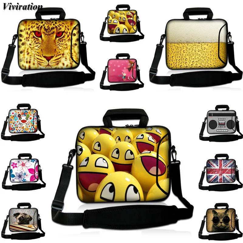 Unisex Shoulder Strap Computer Bag 14 10.2 13.3 15 17 12 10 Inch Sleeve Notebook Case 13 15.6 11.6 17.3 Messenger Handbag Pouch