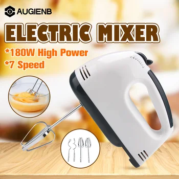 

Manual Mini Dough Hand Mixer 7 Speed Food-Blender Handheld Multifunctional Food Processor Automatic Electric Kitchen Mixer Tools