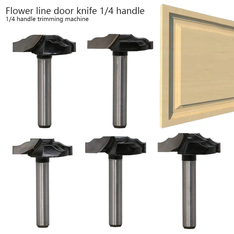 

1pcs 1/4 Shank door panel line cutter Router Bits Glue Joinery trimming machine Milling Cutter Set for Wood Woodwork Cutter