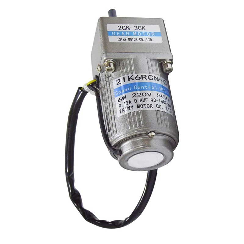 Быстрая 6W 110/220V 50/60HZ генератор низких оборотов 15 Rpm Высокий крутящий момент AC Шестерни редуктор мотора+ Скорость контроллер вращение по часовой стрелке и против для производственной линии