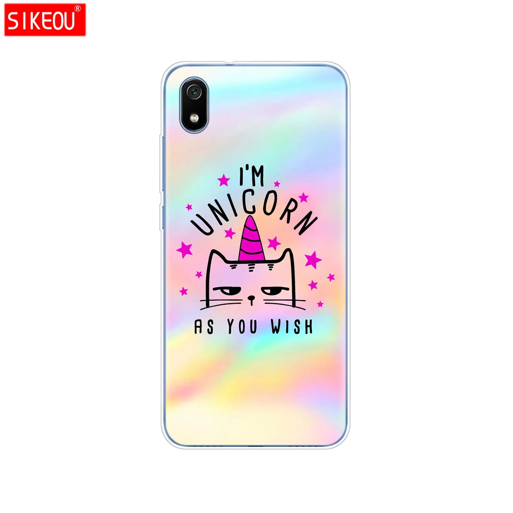 33816 Силиконовый чехол для xiaomi redmi 7a Чехлы Защитная мягкая задняя крышка из ТПУ на redmi 7 a бампер hongmi 7a чехол для телефона coque - Color: 33816