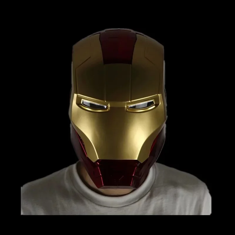 Avengers Iron Man Helmet Anime Ironman Mask 1:1 Scale Men Full Face Helmet PVC Action Figure Model Cosplay Prop Toys Doll Gift