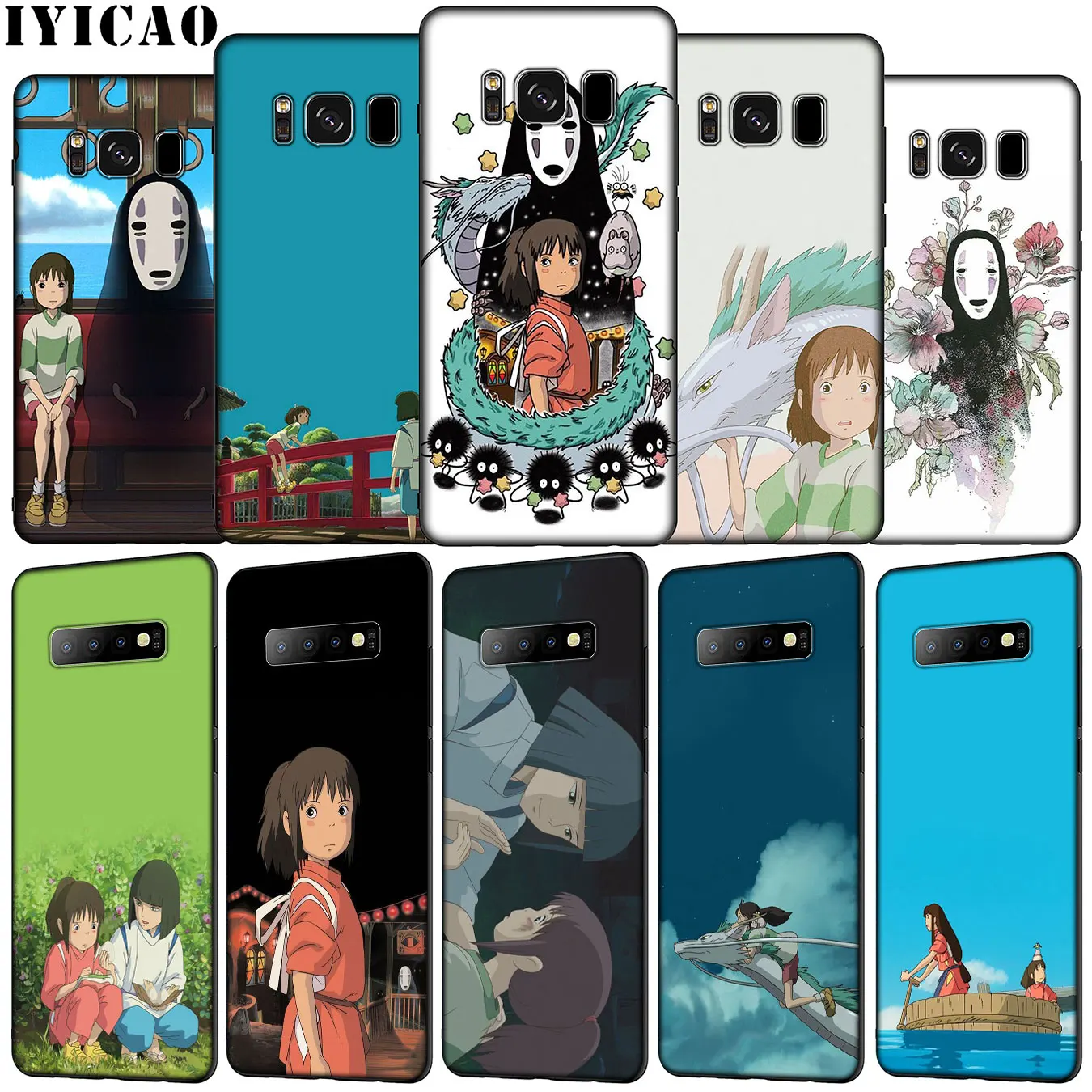 IYICAO Ghibli Spirited Away Soft Silicone Phone Case for Samsung Galaxy S20 Ultra S10e S9 S8 Plus S6 S7 Edge S10 Lite Cover | Мобильные