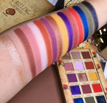 

Cageling 15 Colors Eyeshadow Palette Shimmer Matte Glitter Eye Shadow Pallete Pigmented Long-Lasting Waterproof Makeup Kit