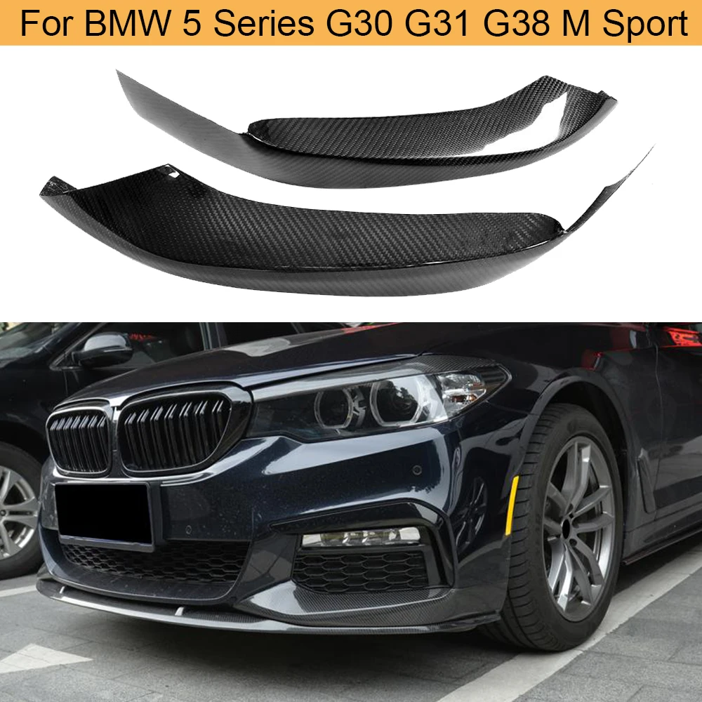 Передний бампер для автомобиля разделители губ BMW 5 серии G30 G31 G38 520i 540i M Sport 2017 2020
