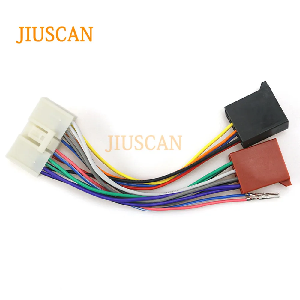 JIUSCAN 12-115 ISO радио адаптер для MAZDA 2001+(выберите модели) жгут проводов разъем свинцовый ткацкий станок кабель штекер Адаптер стерео
