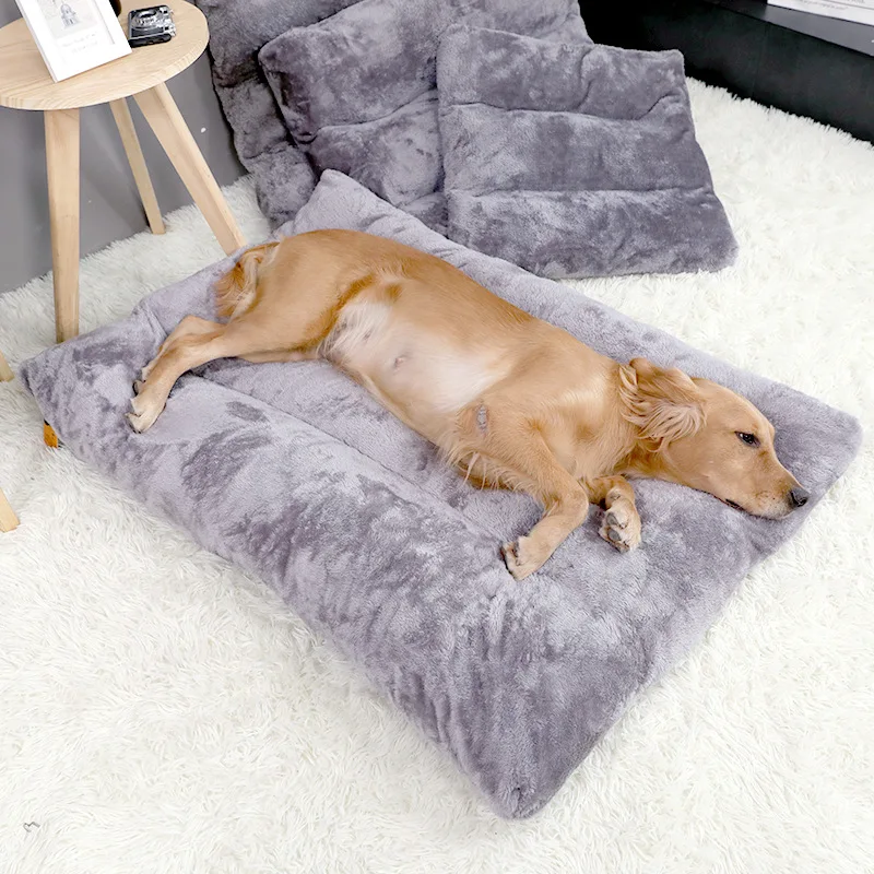 Warm Plush Dog Bed Pet Bed For Dog Cat Mat Cushion Blanket House Soft Puppy Sofa Mat