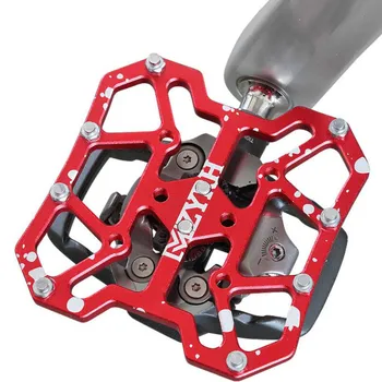 

Bicycle Self-locking Pedal Ultralight Aluminum Alloy Flat Pedals Road Cycling Shoe Cleat SPD Lock Clip Mountain Bike Accessories