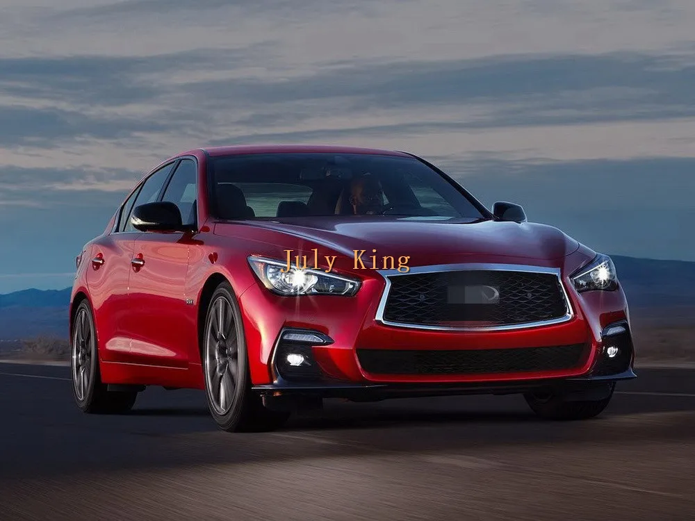 Светодиодный зеркальный фонарь заднего вида чехол для Infiniti Q30 Q50 Q60 Q70 QX30 QX50 QX60 и т. д., DRL+ стример желтые поворотники+ наземная лампа