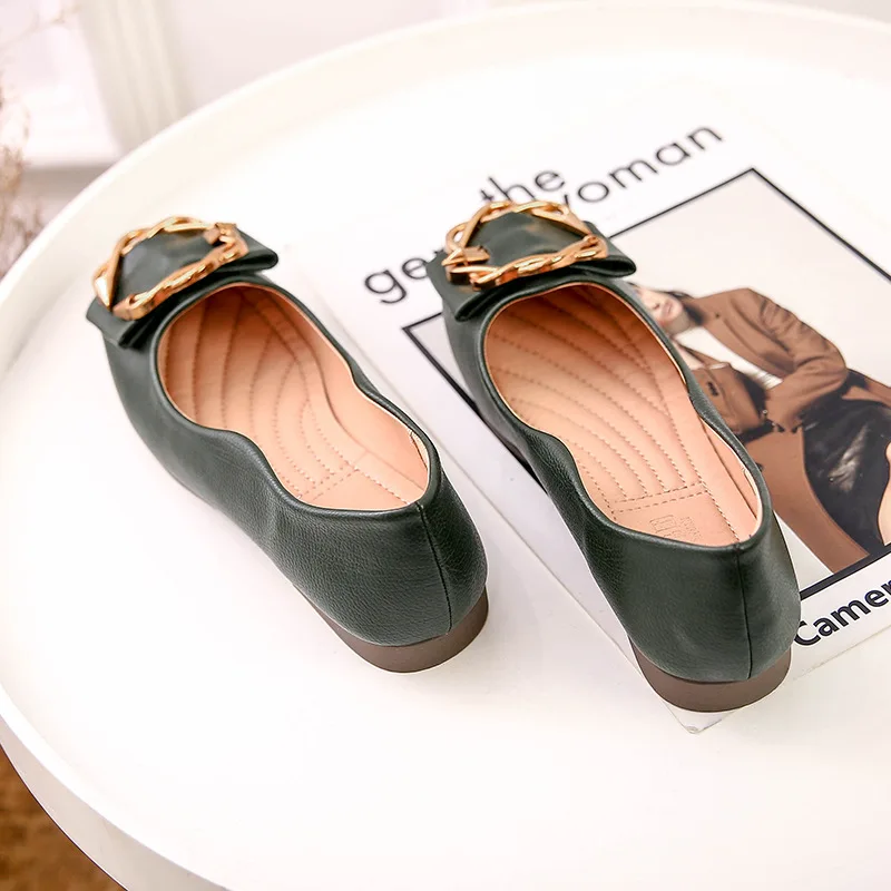Размер 42; женская обувь на плоской подошве; кожаные повседневные водонепроницаемые Мокасины с квадратным носком и металлической пряжкой; Женская Удобная обувь; роскошная женская обувь