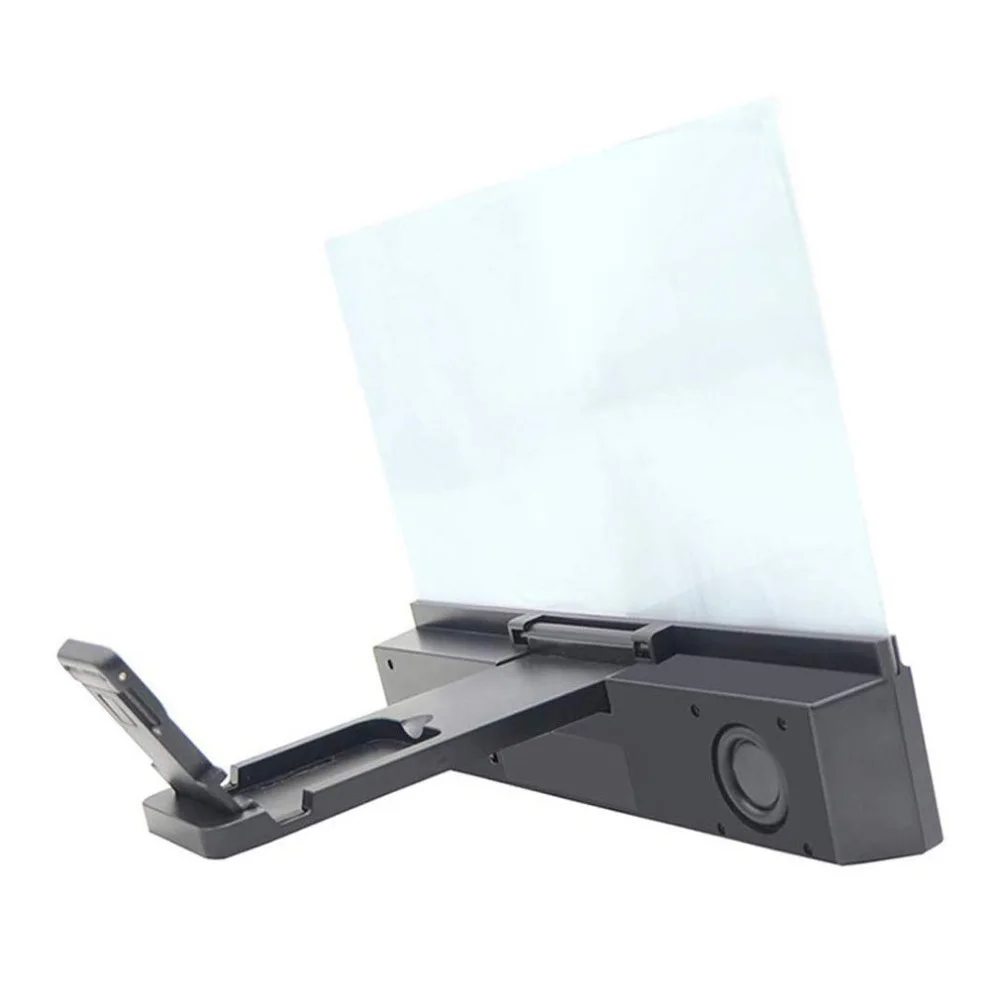 Kopen Universele 12 Inch 3D Telefoon Screen Versterker Voor Iphone Opvouwbare Stands Bluetooth Luidspreker Mobiele Telefoon Screen Versterker Vergrootglas