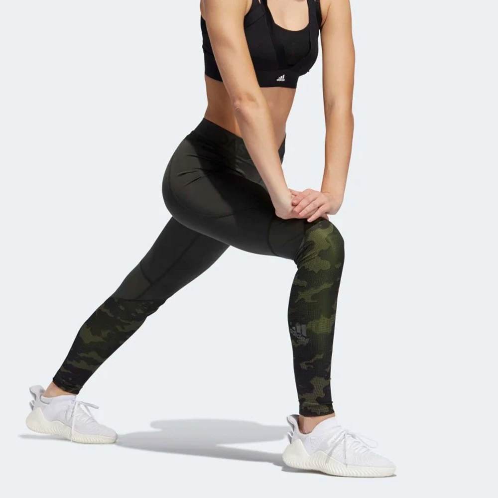 Women's Tights Adidas, Alphaskin Camouflage Legging, EA3364 sportive sportswear fitting for training tights pants female|Leggings| - AliExpress