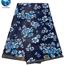 LIULANZHI Африканский воск ткань s 6 ярдов последняя модель с цветочным принтом настоящая вощеная ткань Анкара хлопок ML8L1260-ML8L1286