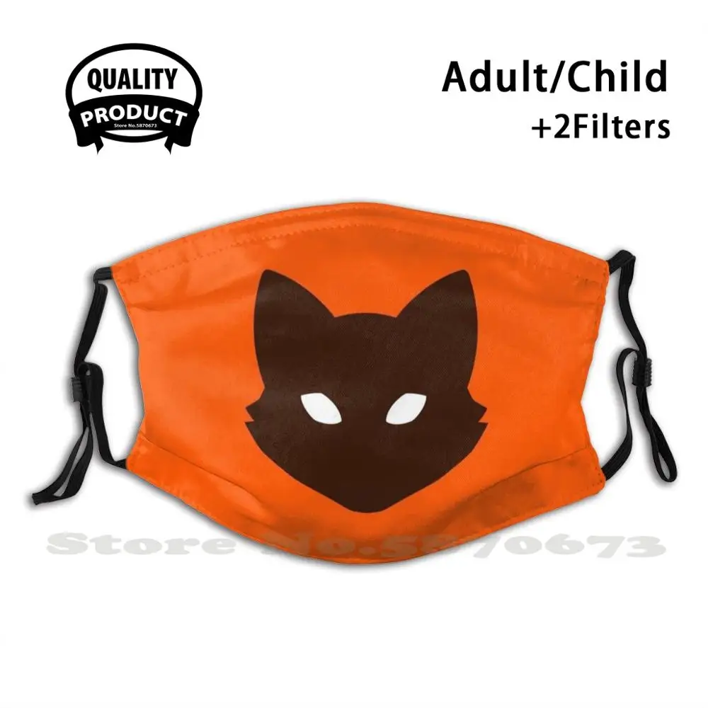 

Fox Shadow Reusable Mouth Mask Washable Filter Anti Dust Face Masks Fox Fox Vulpine Canine Kitsune