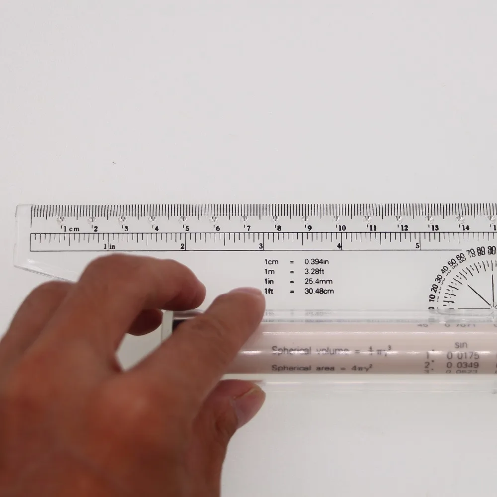 Пластиковая роликовая Линейка 30 см|parallel ruler|ruler foot |