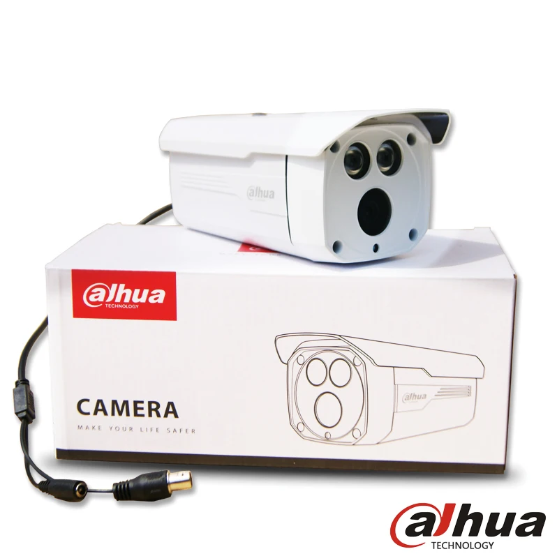 Dahua 1mp bullet HDCVI камера DH-HAC-HFW1000D IR80m водонепроницаемая для наружной работы с dahua xvr и hxvr с BNC