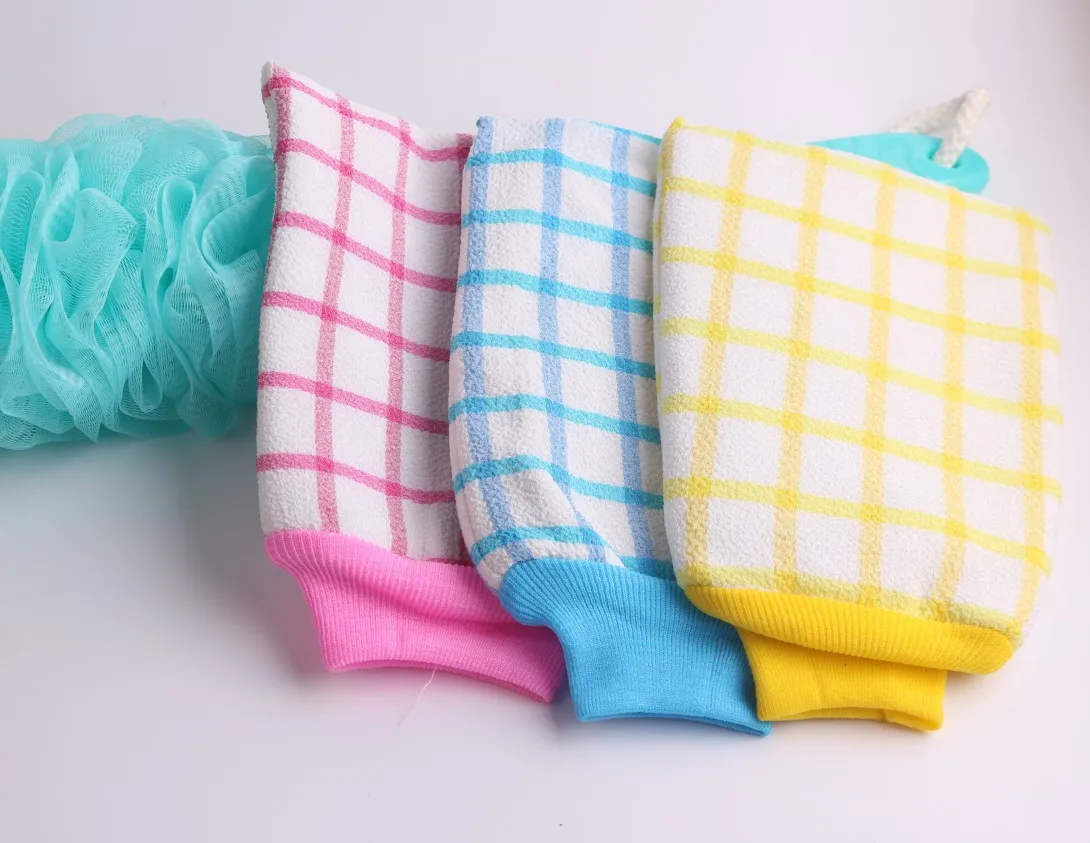Банное полотенце в виде перчатки большие квадраты толстые ровинг Двухслойное банное полотенце обеззараживание банные перчатки полотенце