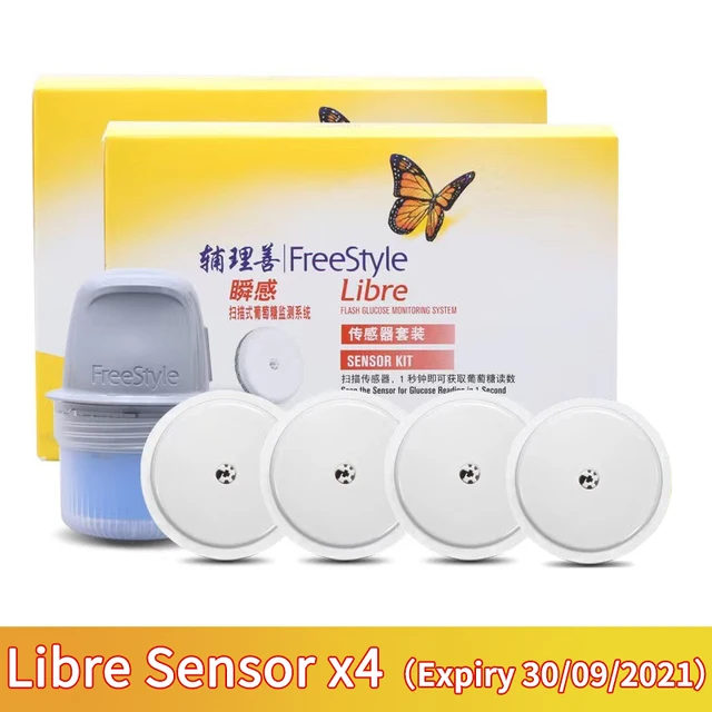 Abbott Freestyle Kit De Sensor De Azucar En Sangre Para Diabeticos Glucometro Con Sensor De Azucar En La Sangre Solo Para Lector De Freestyle Abrazaderas Y Soportes Aliexpress