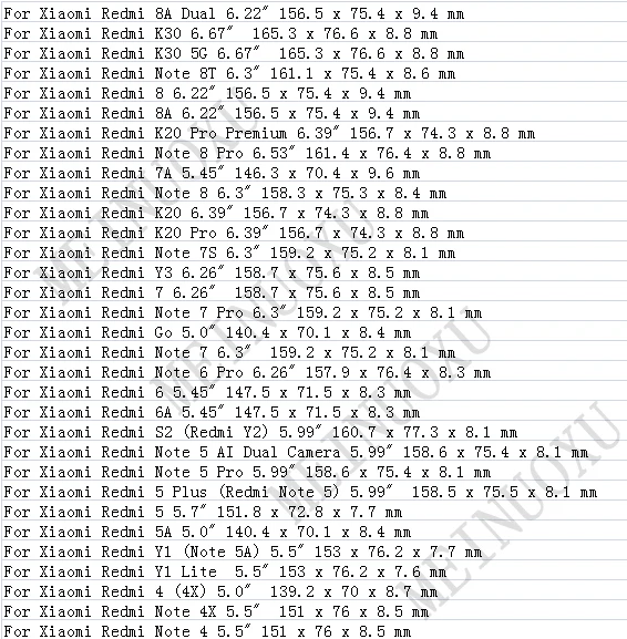 Universal Neoprene Pouch Bag Sleeve Case For Xiaomi Redmi Note 8T Pro K30 K20 Pro Premium 9T Pro Redmi 8A Dual Note 4X  Redmi 4 (11)