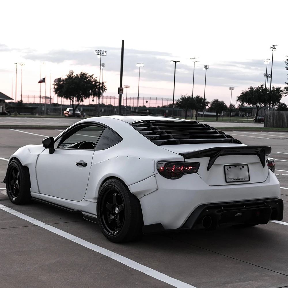 Жалюзи на заднее стекло автомобиля для Subaru BRZ Toyota GT86 86 ABS Матовый Черный спойлер