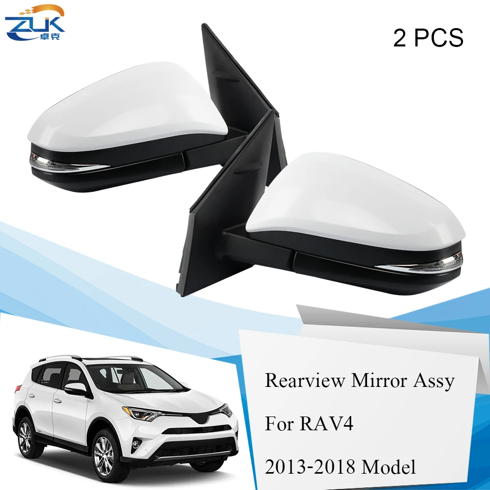 Для TOYOTA RAV4 2013 2014 2015 2016 2017 2018 5/9 pin|Зеркала и крышки| |
