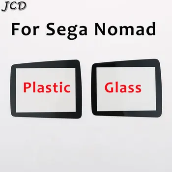 

JCD High quality Plastic & Glass Screen Protector Cover Lens replacemnt film for Sega Nomad handheld game player console