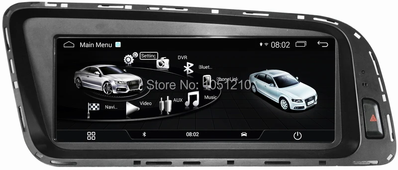 Ouchuangbo radio multimedia player recorder for Q5 2009-2015 with android 9.0 GPS 8.8 inch 8 core 4