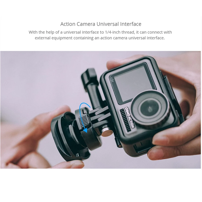 PGYTECH Osmo экшн-Штатив Адаптер с 1/4 винтом для DJI Osmo Action для GoPro аксессуары для спортивной камеры