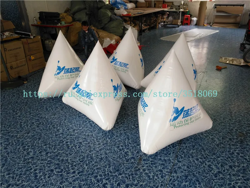 Sale of water sports inflatable buoys, water advertising buoys, water sports competition logo inflatable triangle buoys