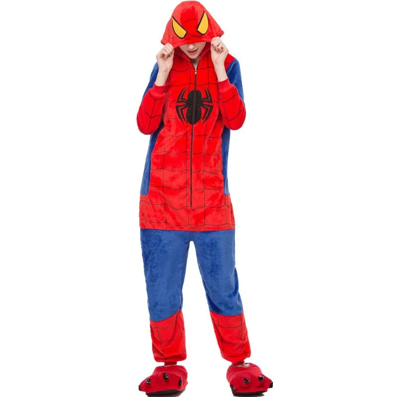 Kids Halloween Costumes Cartoon Animal Anime Spider Cute Outfit Flannel Special Party Boy Girl Onesie Pajama Suit