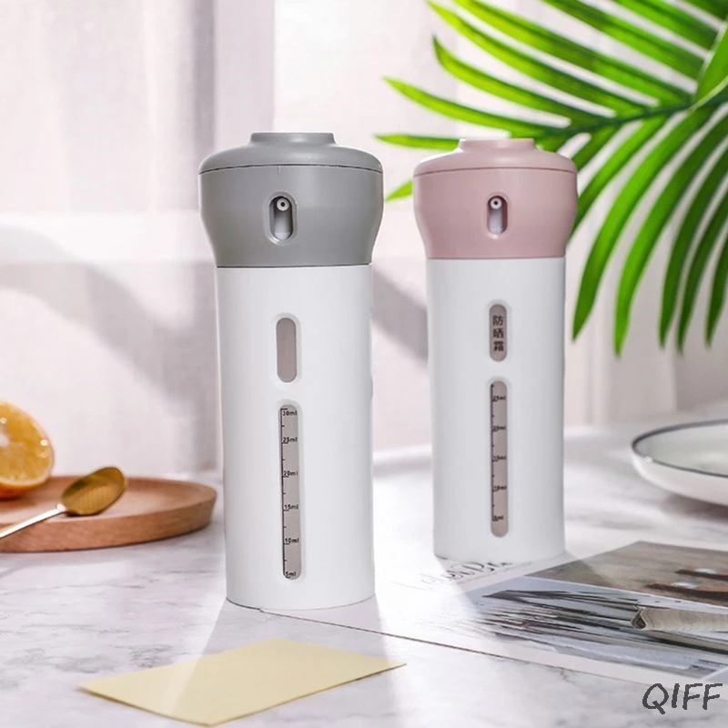 4 In 1 Portable Travel Bottles Set Leakproof Refillable Container with Labels Dispenser Accessories Kit for Shampoo Lotion Cream