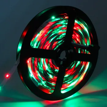 

2017 Newest Super Bright Flexible 3528 RGB Non Waterproof LED Light Strip +Remote Control Home Garden Christmas Decoration Light