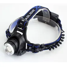 Tiger T6 фары светодиодный зарядка мощный телескопический увеличивающий алюминиевый сплав литиевая батарея фара головного света, велосипедная фара