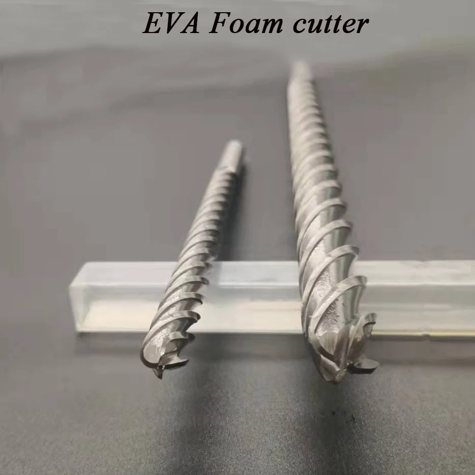 Fresa de espuma de acero de alta velocidad Eps Eva, molino de extremo cónico para enrutador Cnc, grabado