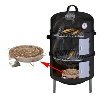 

Sawdust Barbecue Tobacco Box Barbecue Sawdust Box Outdoor Barbecue Bacon Smoked Burning Tobacco Box Barbecue Rack Access YDHS