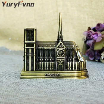 

YuryFvna Notre Dame de Paris Figurine Replica French Church Photography Prop Collection Model City Souvenirs Party Desk Decor