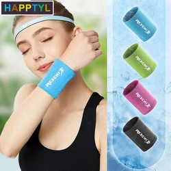 HAPPTYL 1Pcs Sports Reflective Wrist Wraps Multi Color Sports Sweatband for Basketball Leagues