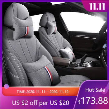 

KADULEE Custom FLAX car seat cover set For MAZDA ATENZA 6 CX-7 CX-4 CX-5 Axela MAZDA 3 8 2 5 CX-9 CX-3 Automobiles Seat Covers