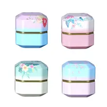 Жестяная коробка для хранения чая, кофе, конфет, банка для чая, металлический чехол в форме бриллианта для свадьбы