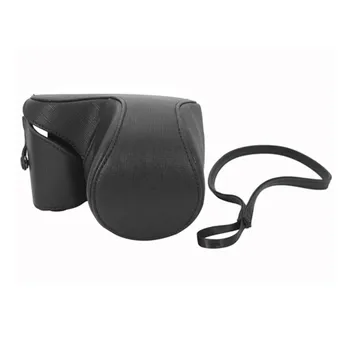 

Leather Camera Case Bag for Sony E NEX-5 NEX5 NEX-5N NEX5N camera black