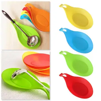 

Spoon Pad Pad Spoon Pad Holder Non-stick Spoon Pad Spoon High Decoration Cooking Resistant Tools Silicone Table Temperature Q8Z1
