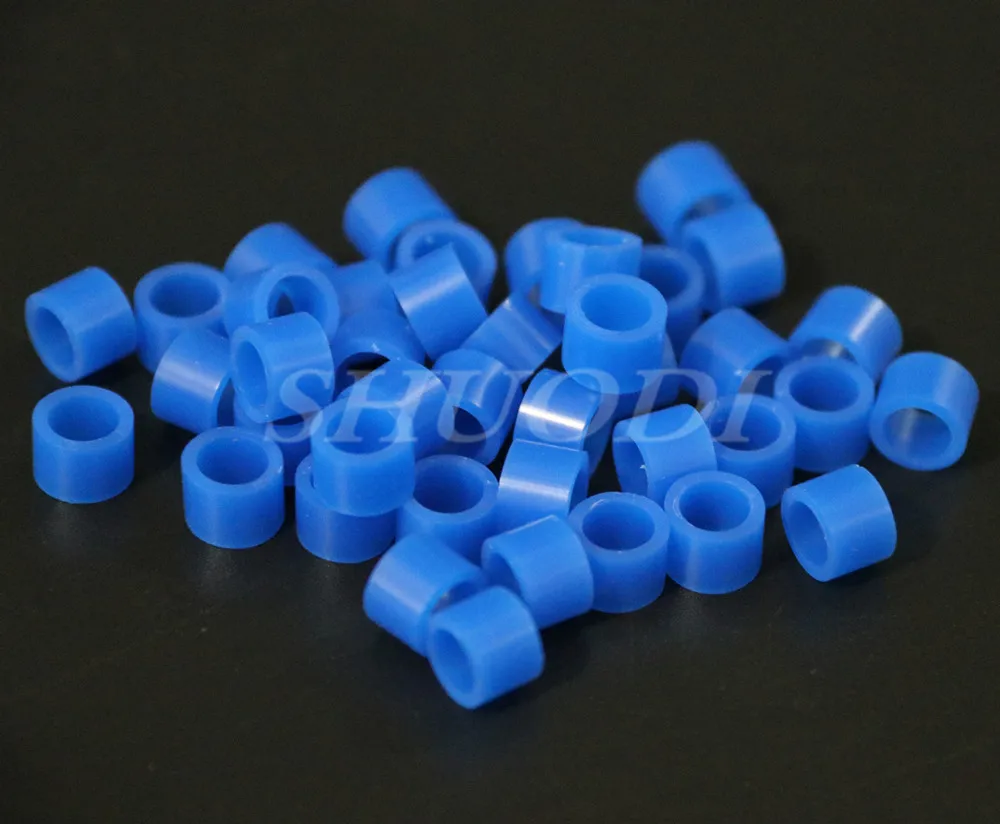 10 bags Blue 500 шт(10 пакетов) автоклавные универсальные стоматологические универсальные силиконовые инструменты кольца с кодовым цветом(диаметр 5 мм - Цвет: 10 bags Blue