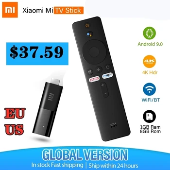 MI TV – Xiaomi Mi TV Stick Box Android for youtube chromecast spotify 2K HDR HDMI BT 5G Wifi Display Dongle Google Assistant EU at 37.59