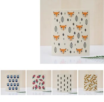 

Creative Fruit Print Kitchen Quick-Dry Cleaning Rag Dish Cloth Wiping Napkin Absorbing Cloth Sustainable eco friendly products